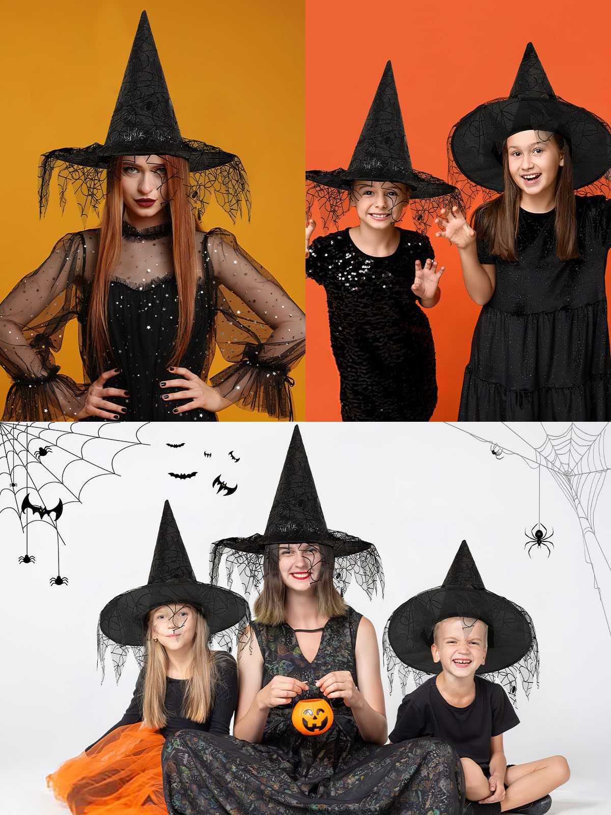 2 Pieces Halloween Hat