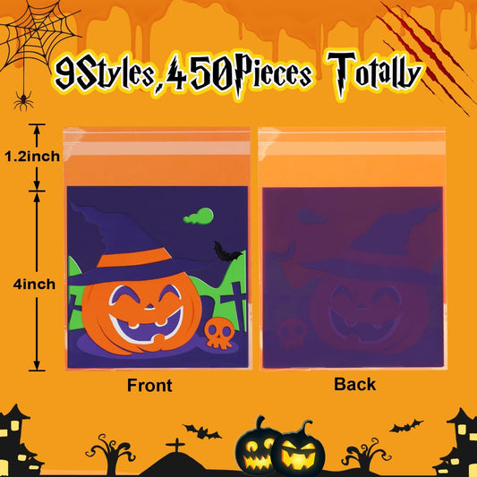 Halloween 450pcs Candy Cellophane Treat Bags