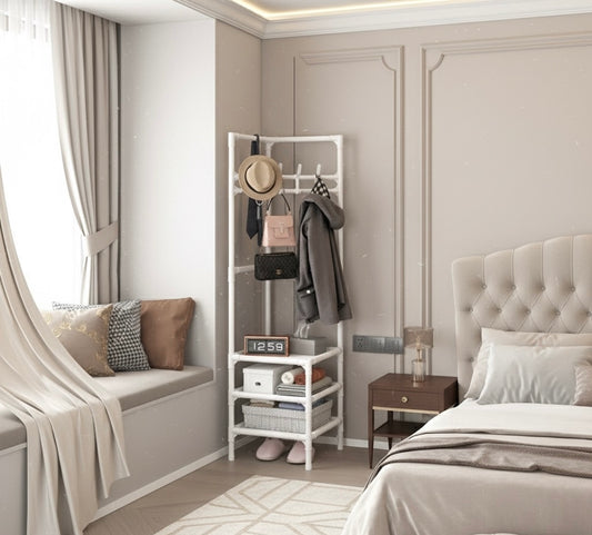 Corner Coat Rack